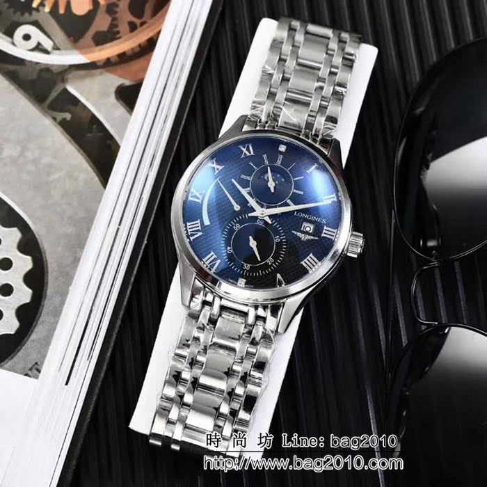 LONGINES浪琴 高級藍寶石 機械男士腕表 WSS1948